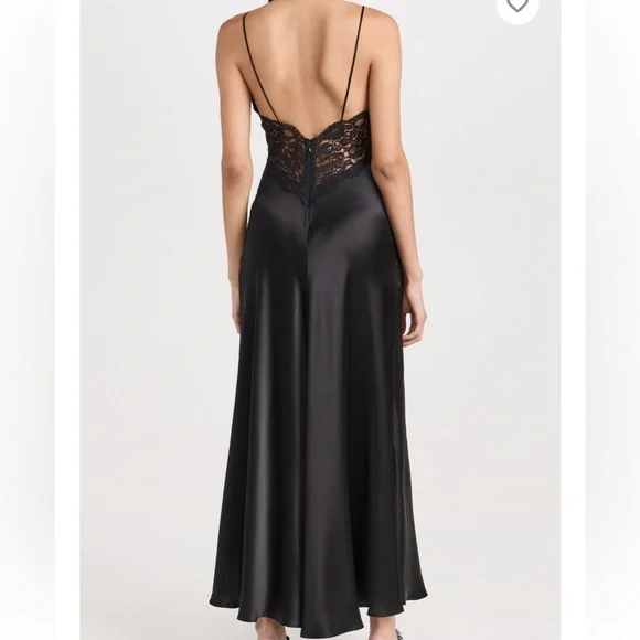 RODARTE NEW WITH TAGS Black Lace Slip Dress